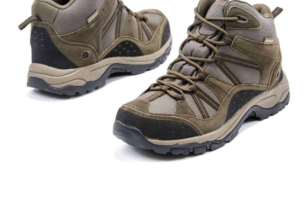 NEW NORTHSIDE men's freemont waterproof trail boots in bark - Picture 5 of 8